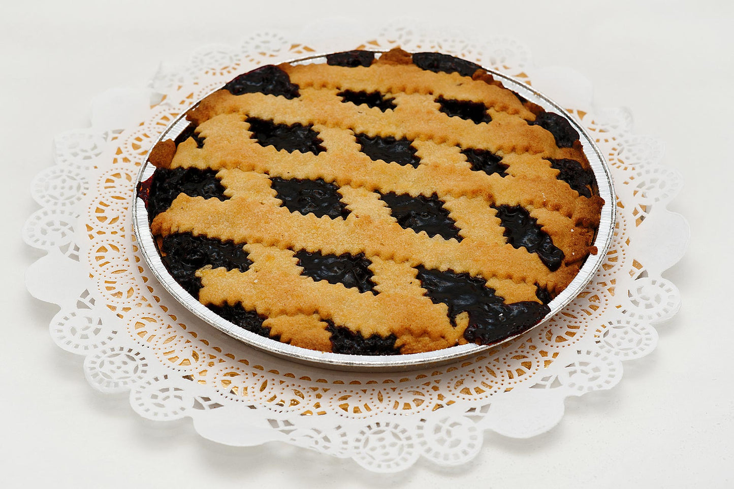 Crostata con marmellata di more